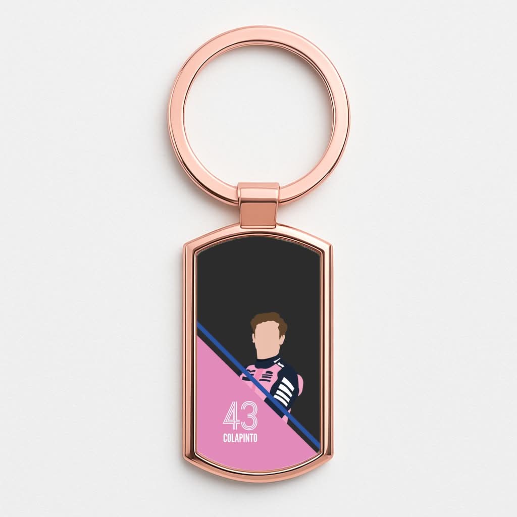 Colapinto 2026 Rose Gold Keyring