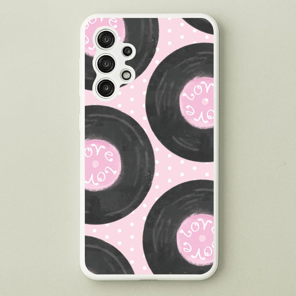 Thrifted Vinyl Polka Pattern Galaxy A13 Case