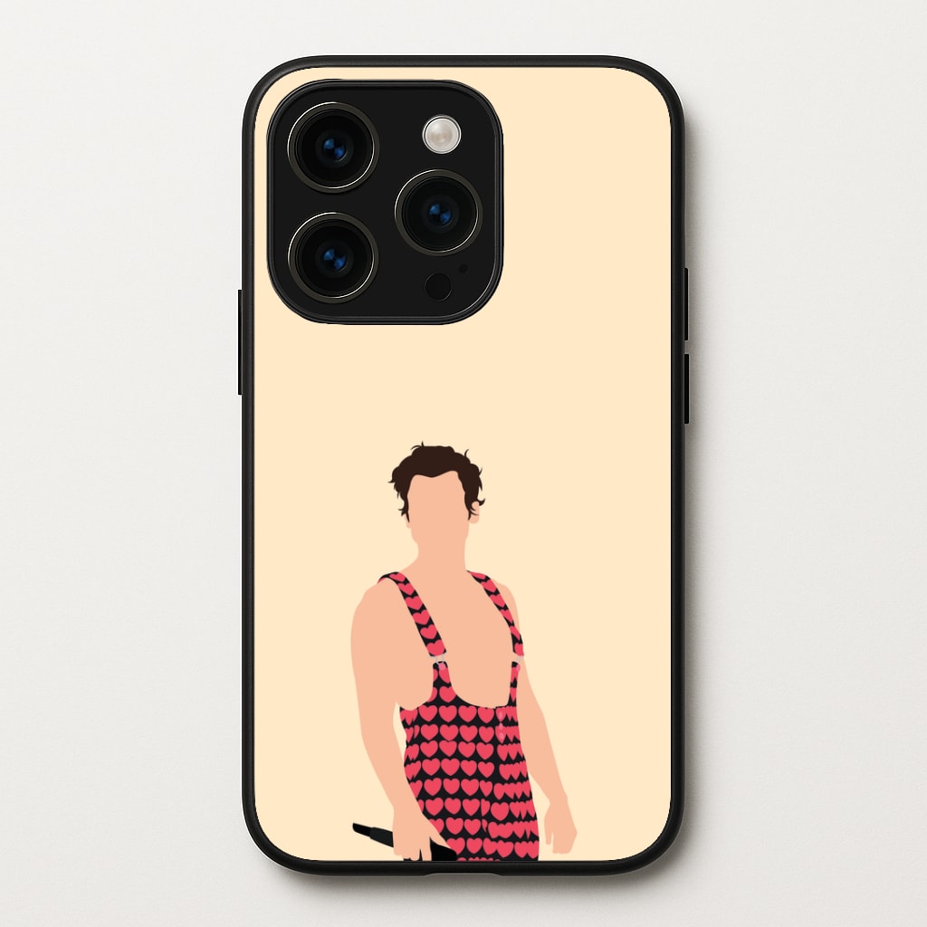 Harry Heart Jumpsuit iPhone 14 Pro Case