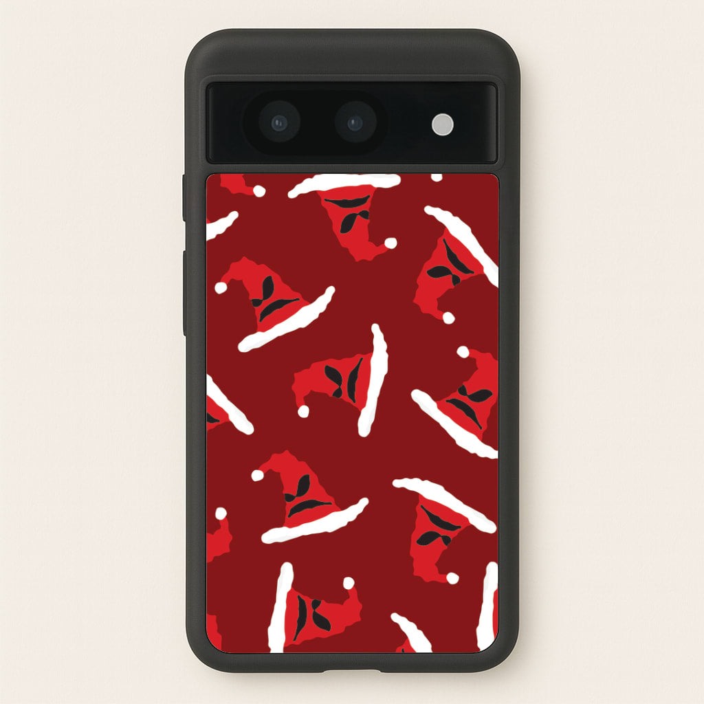 Sorting Christmas Hat Pattern Google Pixel 8a Case