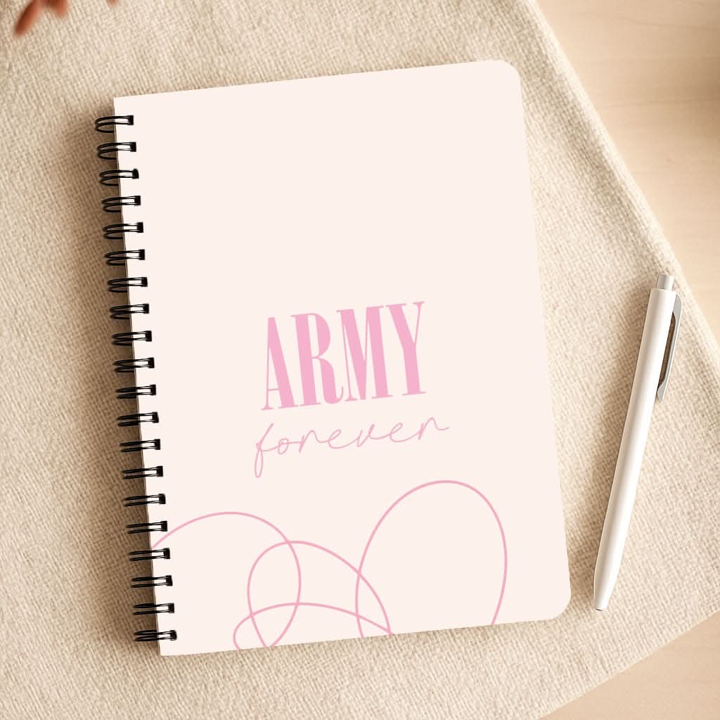 Army Forever Pink Notepad