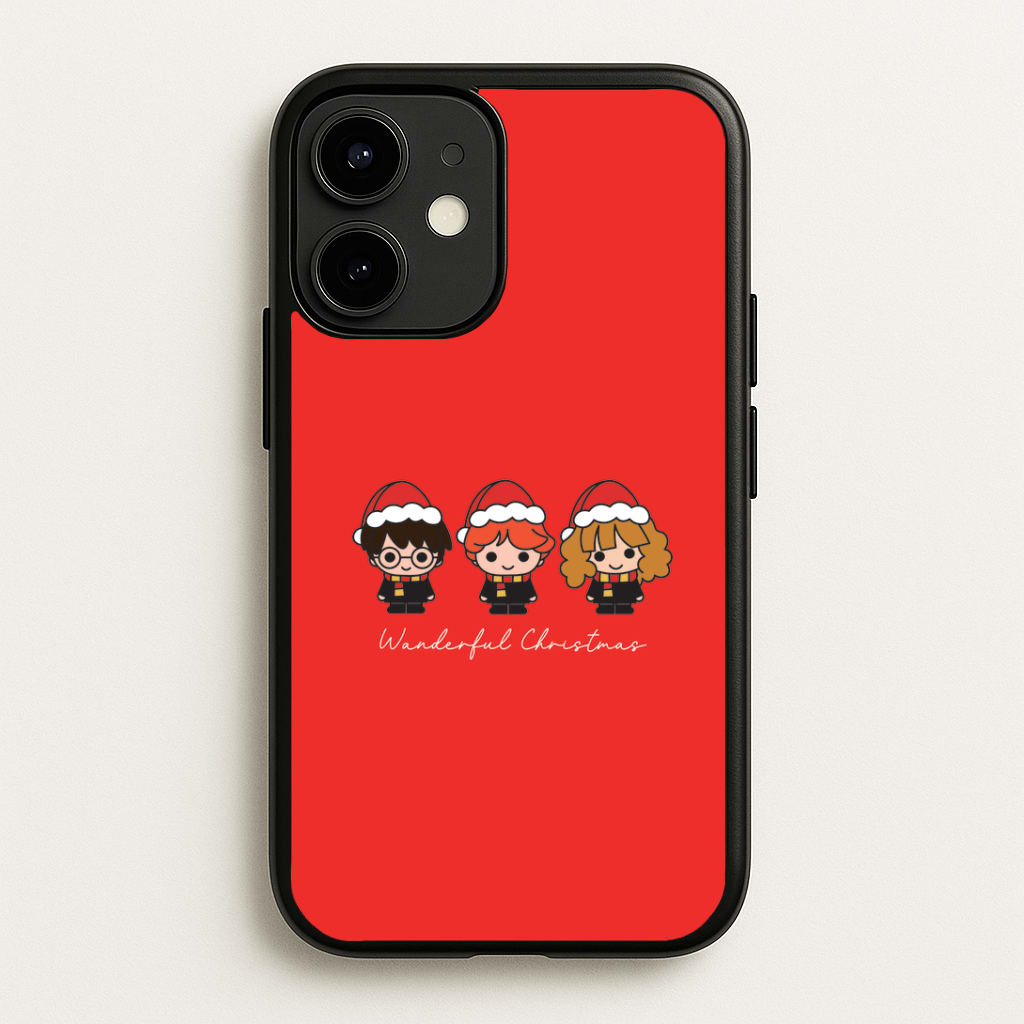 Wizards With Christmas Hats iPhone 12 / 12 Pro Case