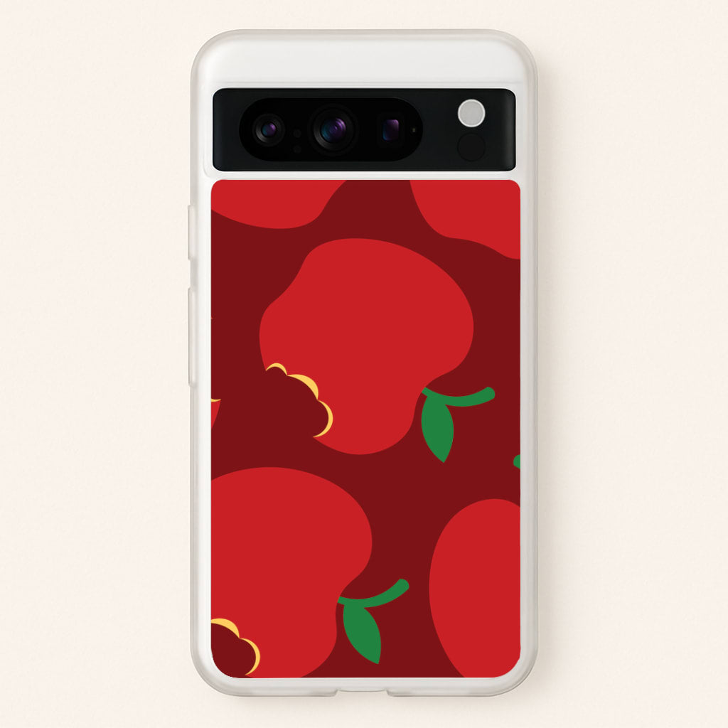 Teacher Apples Pattern Google Pixel 8 Pro Case
