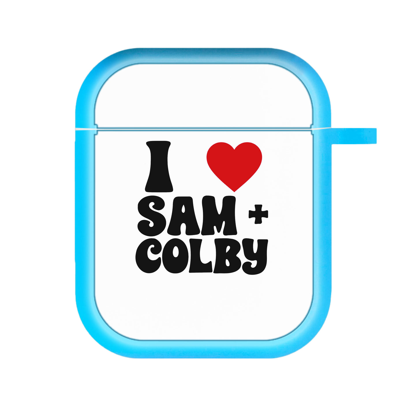 I Love Sam And Colby AirPods Case