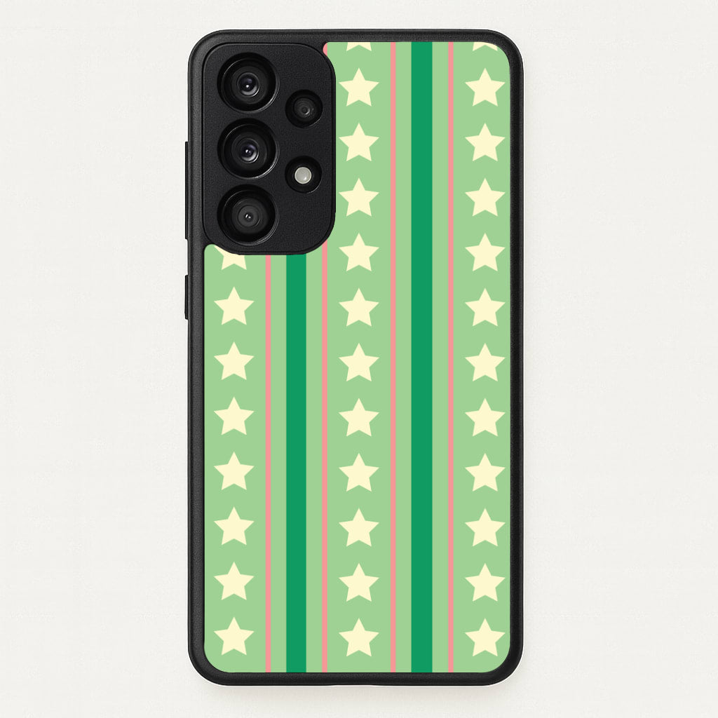 Stars And Stripes Christmas Pattern Galaxy A53 Case