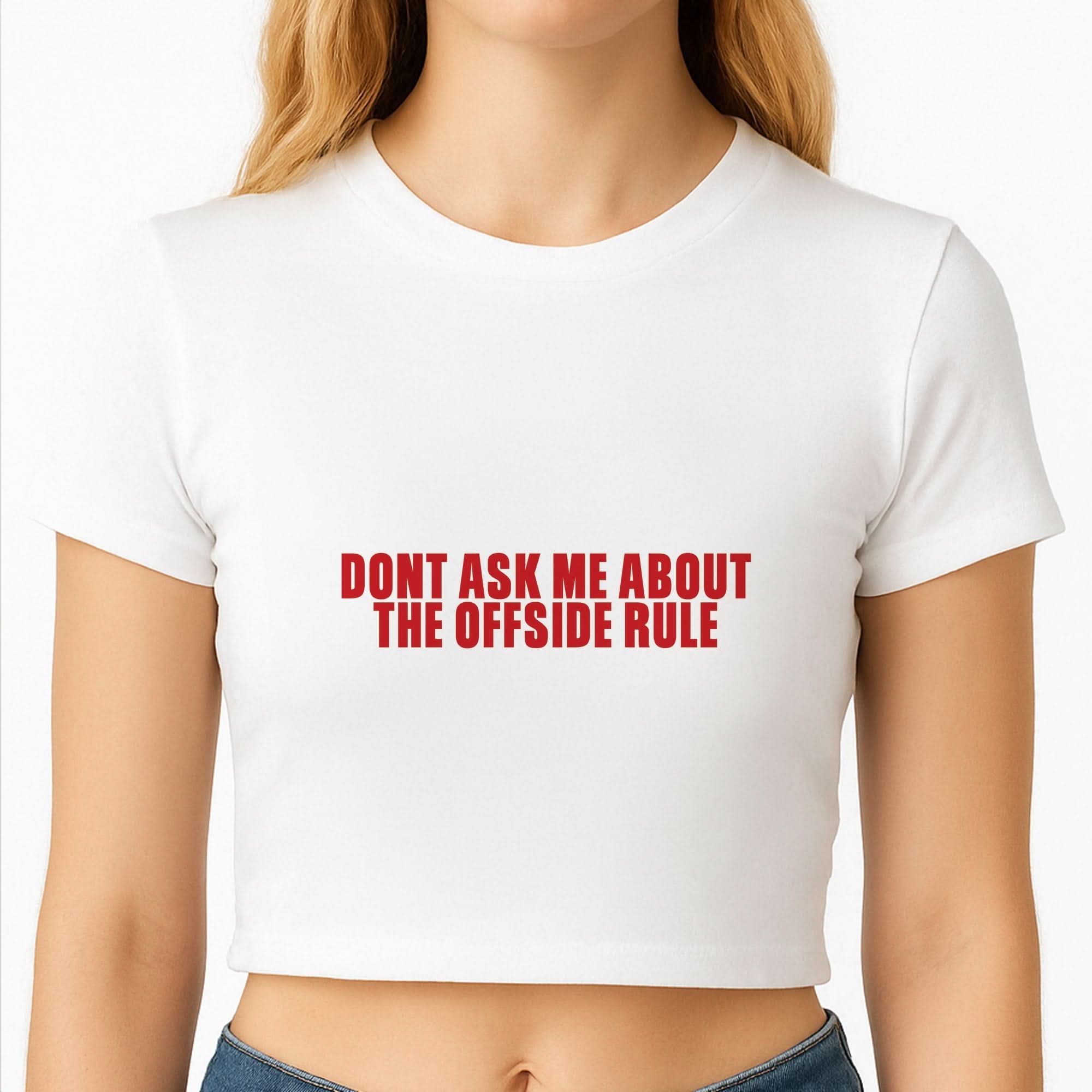 Don't Ask Me About The Offside Rule Crop Top