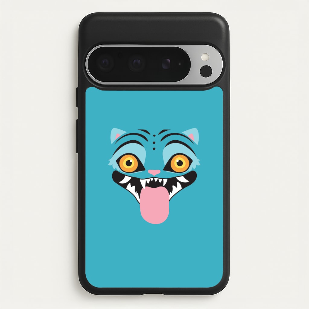 Demon Cat Face Google Pixel 9 Pro XL Case