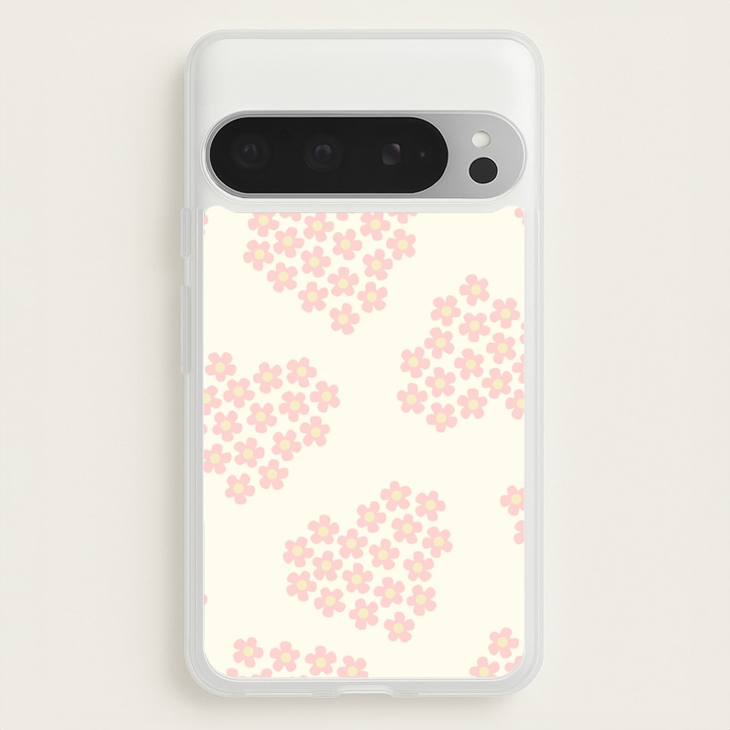 Flower Hearts Pattern Google Pixel 9 Pro XL Case