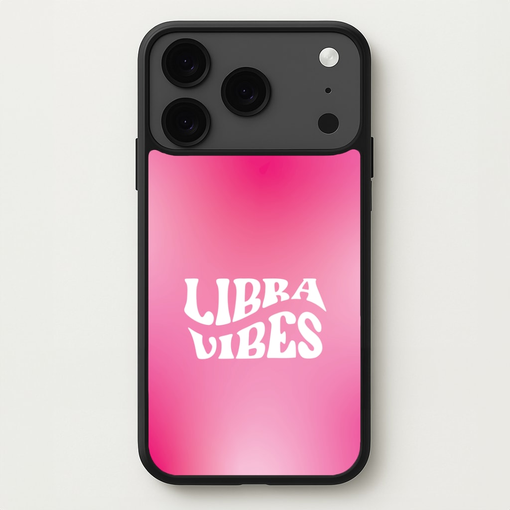 Libra Vibes Gradient Zodiac iPhone 17 Pro Case