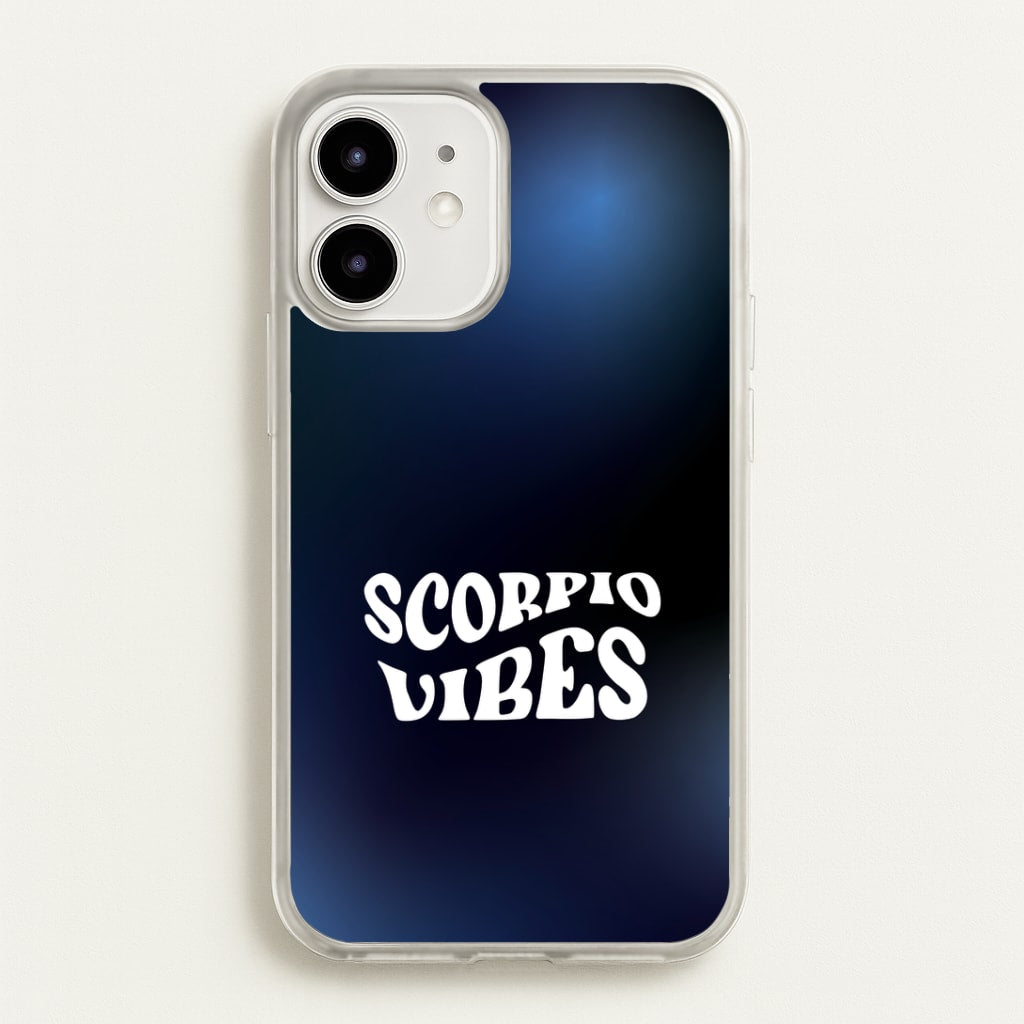 Scorpio Vibes Gradient Zodiac iPhone 12 Mini Case