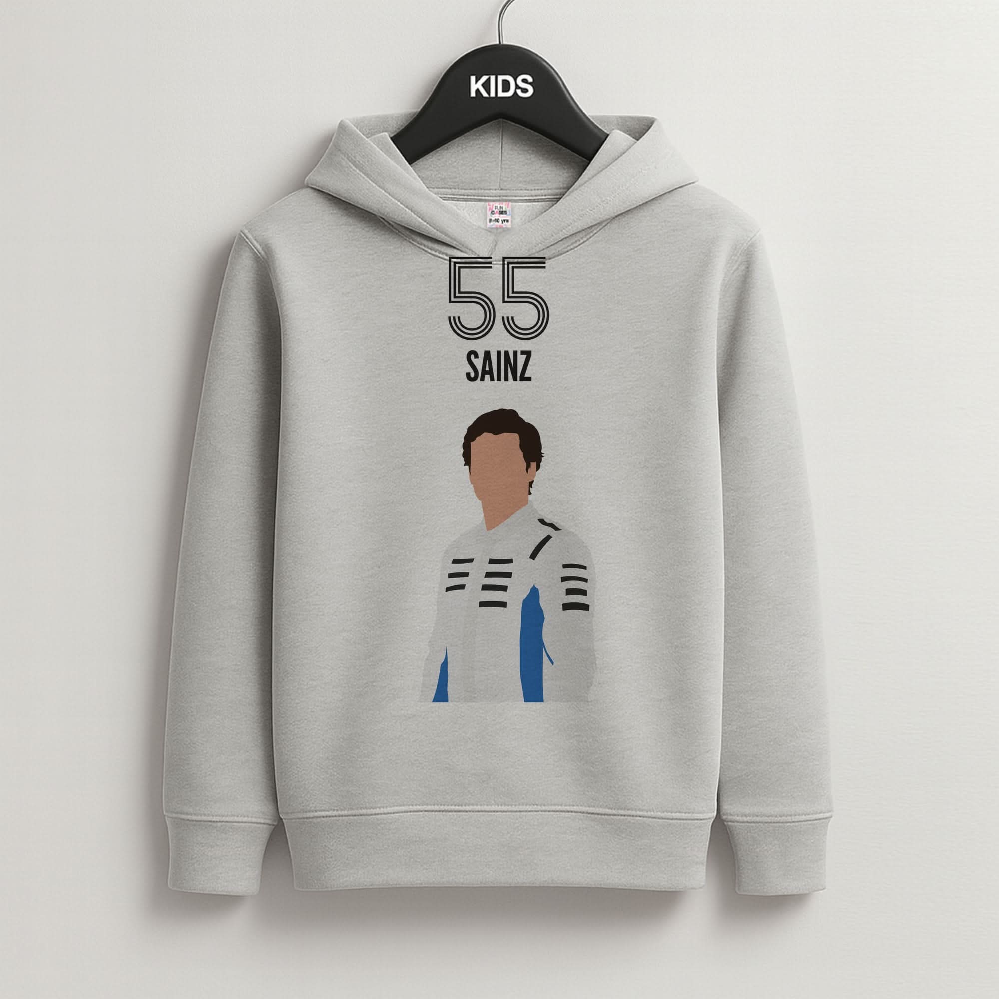 Sainz 2026 Grey Kids Hoodie