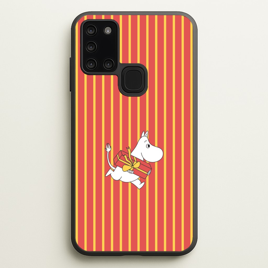 Red Present Moom Galaxy A21s Case