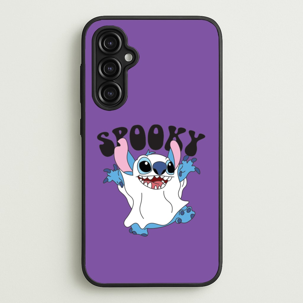 Spooky Cute Blue Alien Galaxy A14 Case