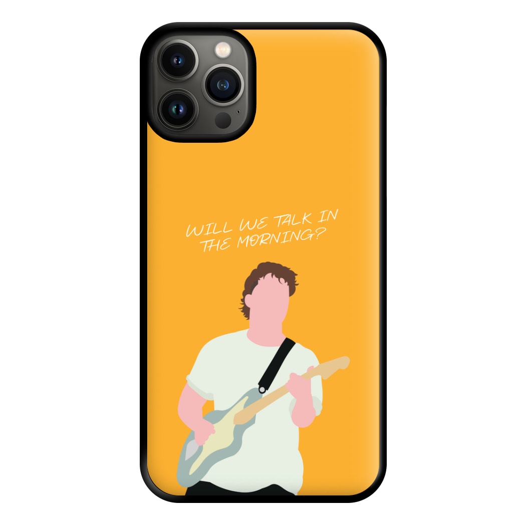 Will We Talk In The Morning Yellow iPhone 13 Case