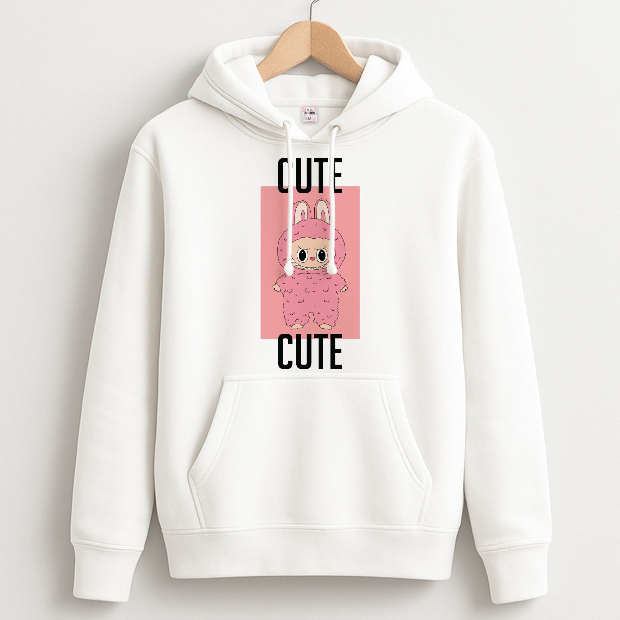 Cute Pink Monster Unisex Hoodie