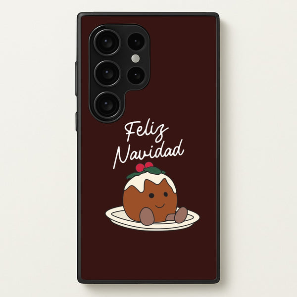 Christmas Pudding Plush Galaxy S24 Ultra Case