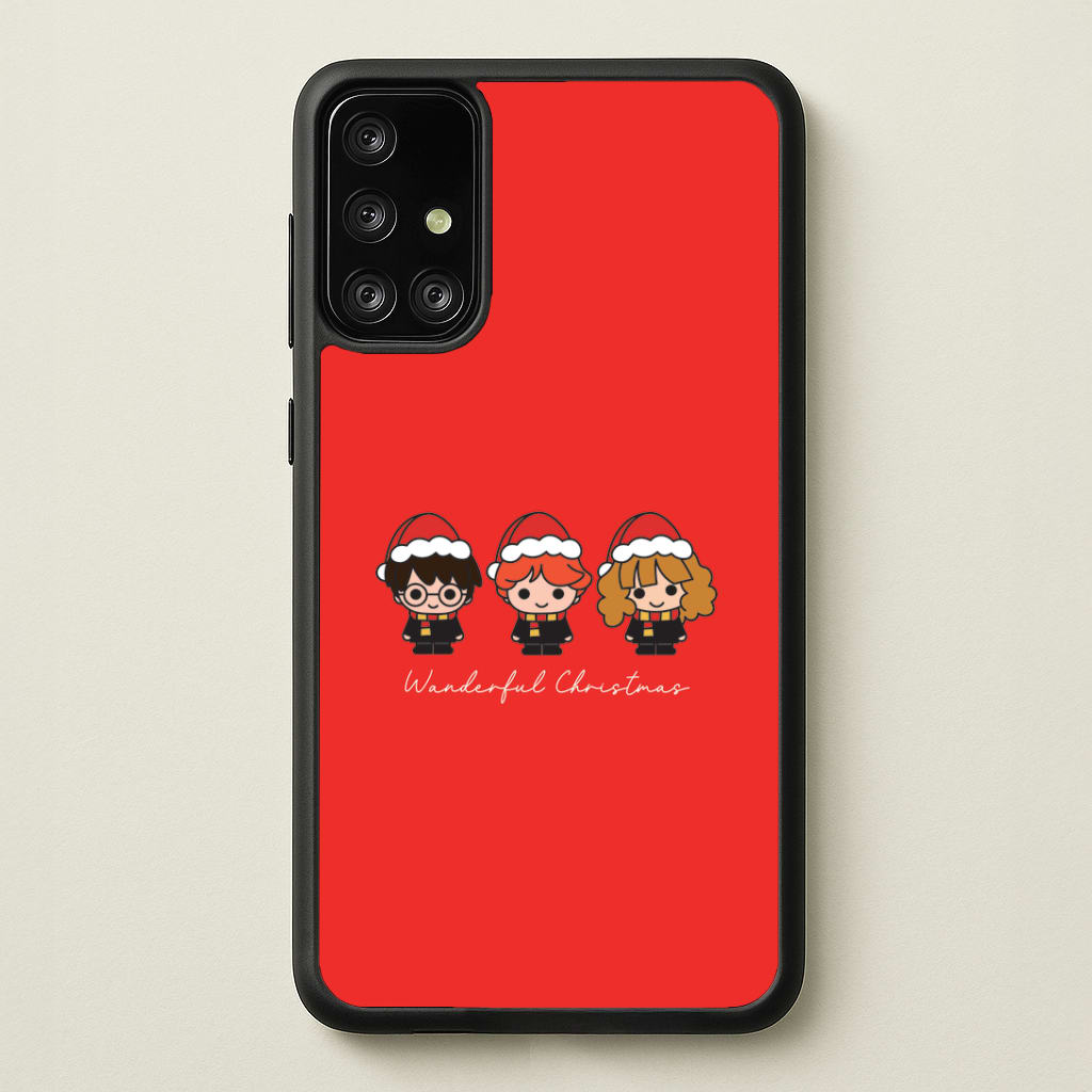 Wizards With Christmas Hats Galaxy A71 Case