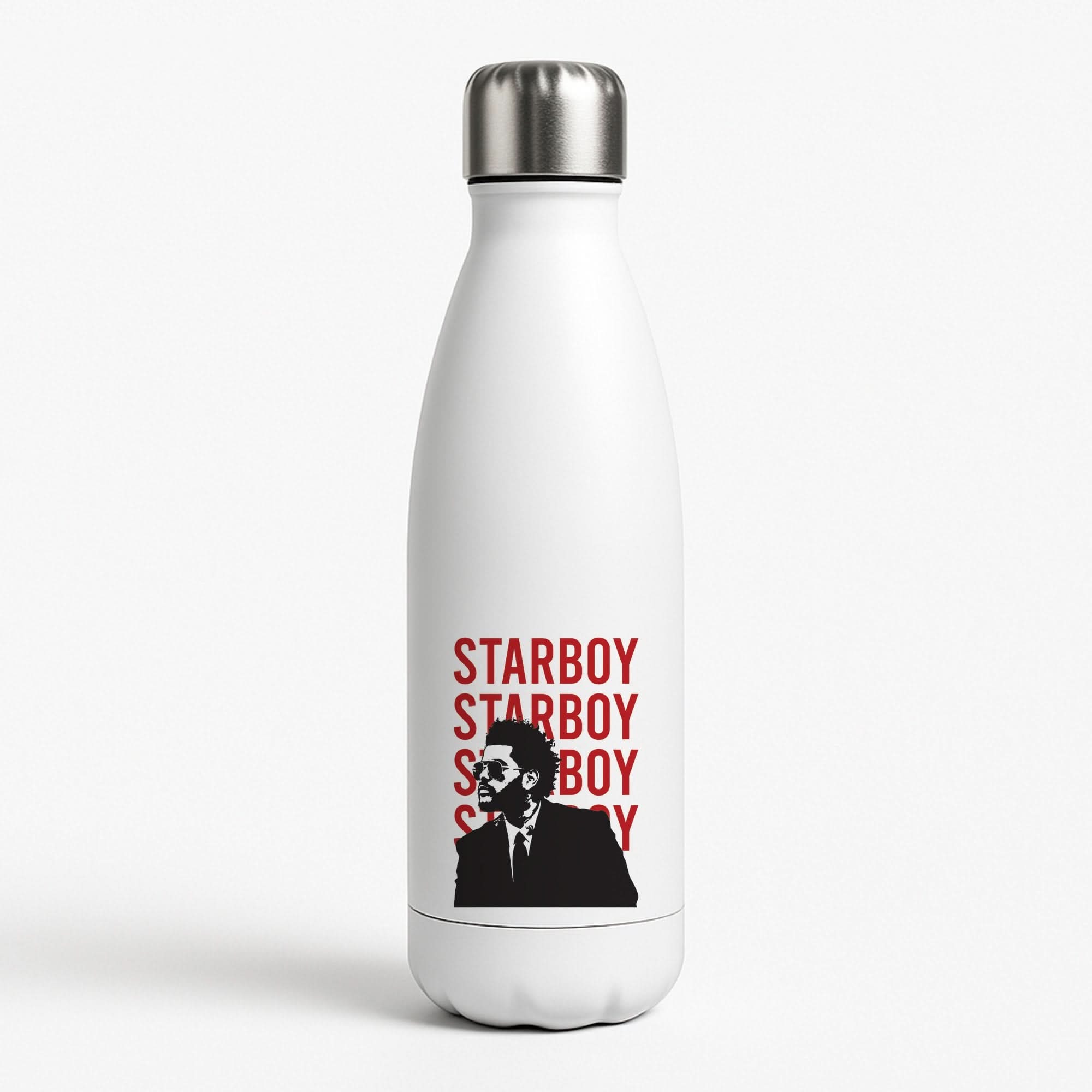 Starboy Singer White Water Bottle