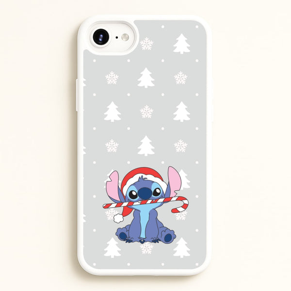 Cute Blue Alien Candycane iPhone 6 Plus / 7 Plus / 8 Plus Case