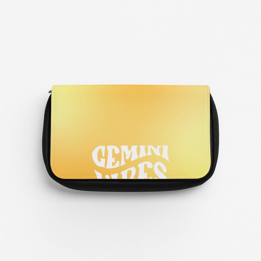 Gemini Vibes Gradient Zodiac Pencil Case