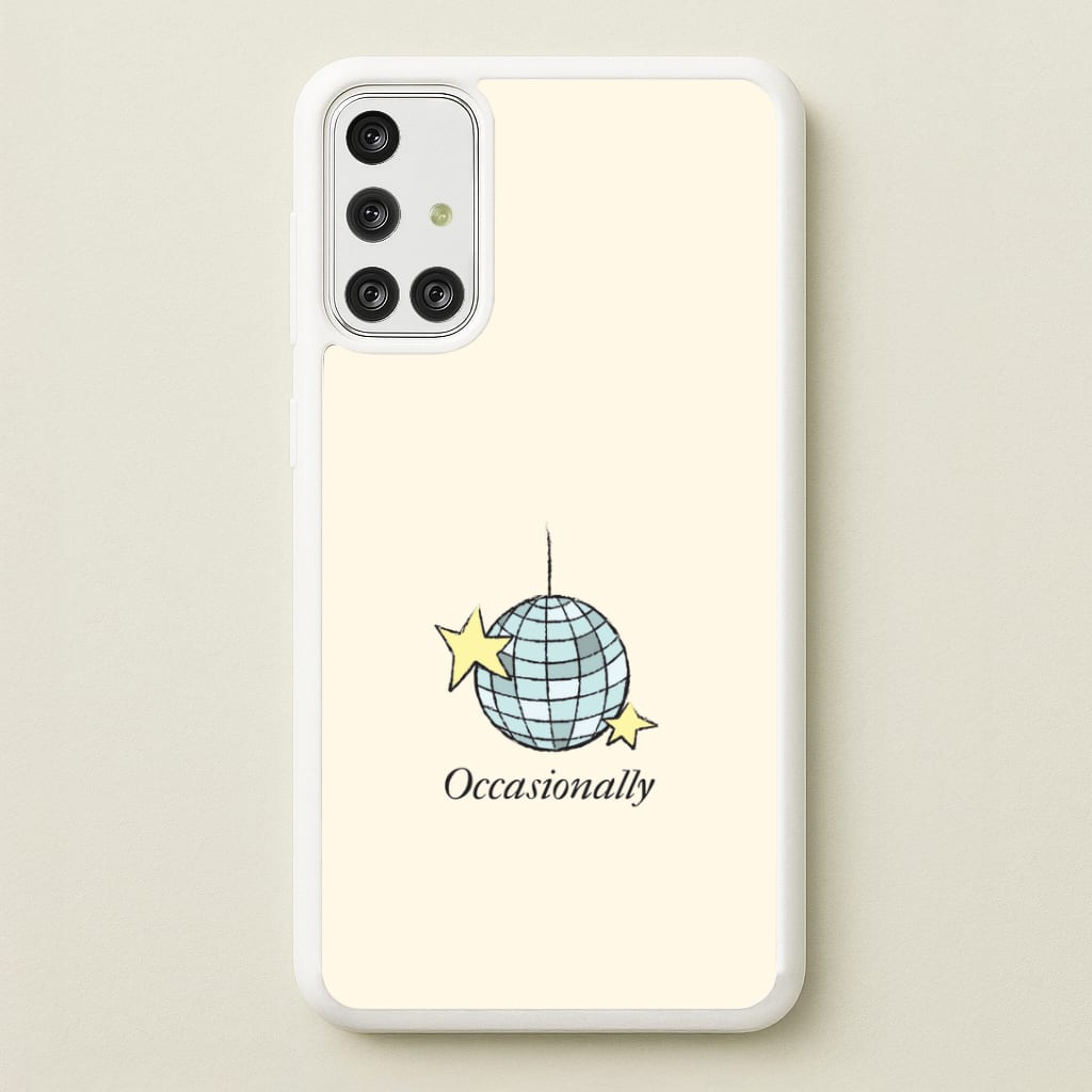 Ocasionally Discoball Galaxy A71 Case