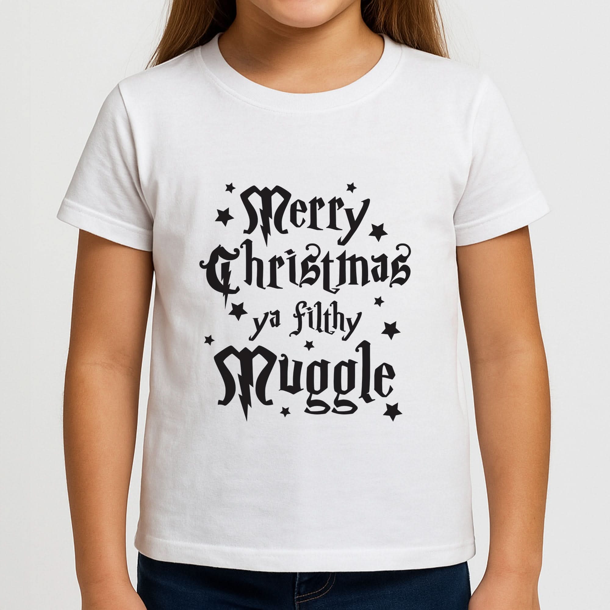 Merry Christmas You Filthy Muggle Girls T-Shirt