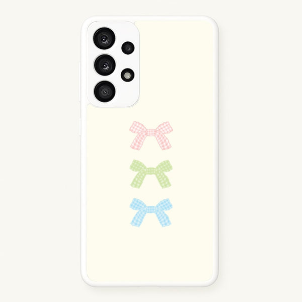 Gingham Tiered Ties Galaxy A33 Case