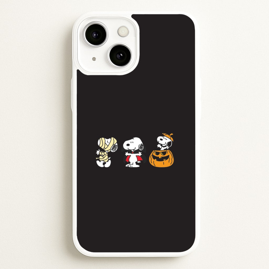 Cartoon Beagle Halloween Costumes iPhone 13 Case