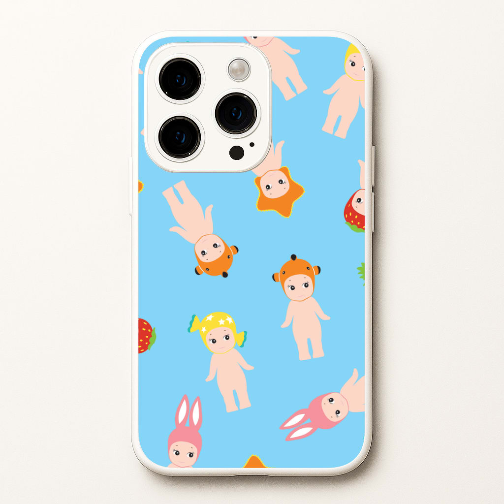 Angels Pattern iPhone 14 Pro Max Case