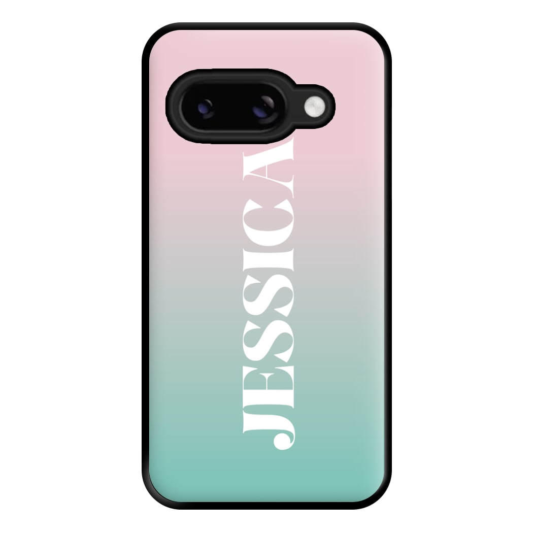 Gradient Personalised Name Google Pixel 9a Case