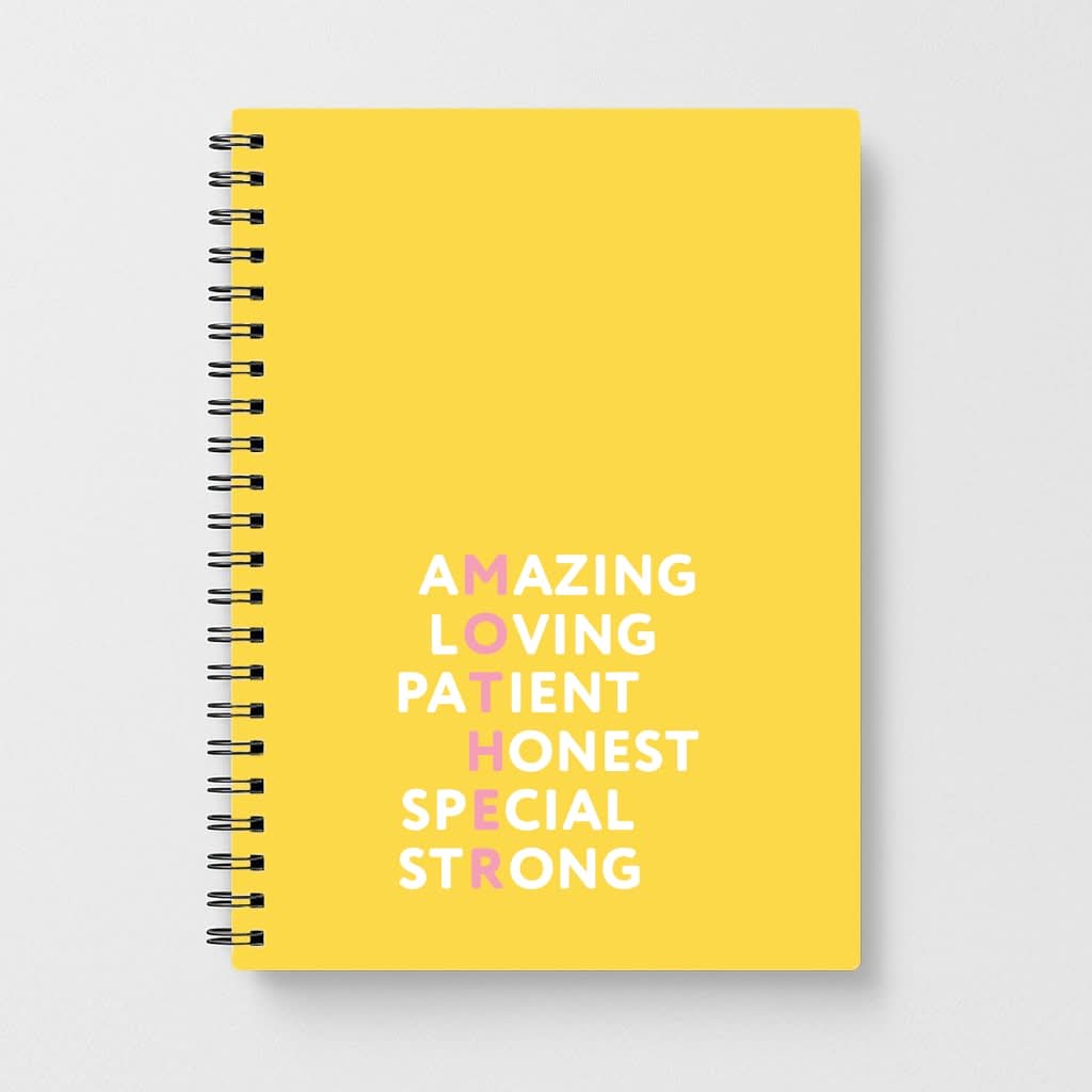 Mother Anagram Notebook