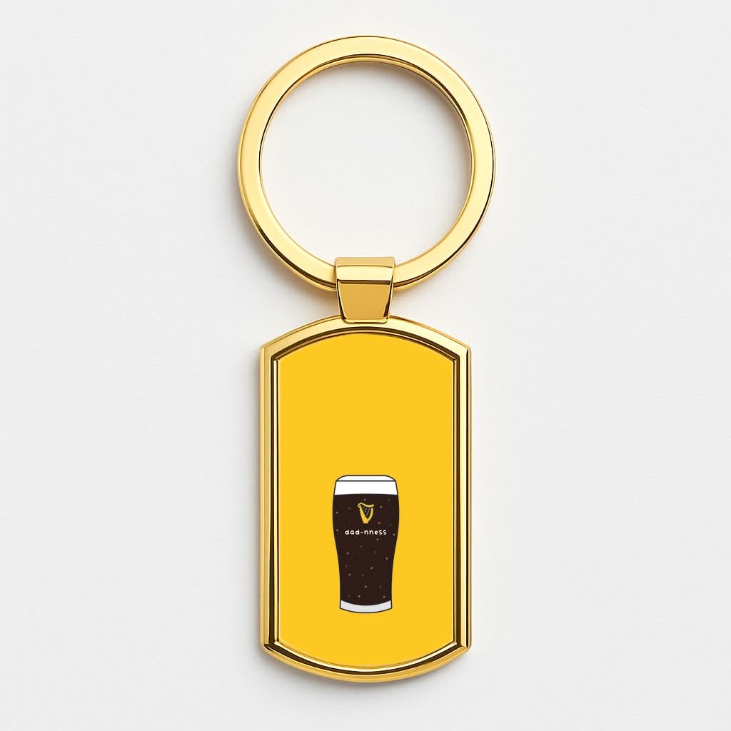 Dad-nness Gold Keyring