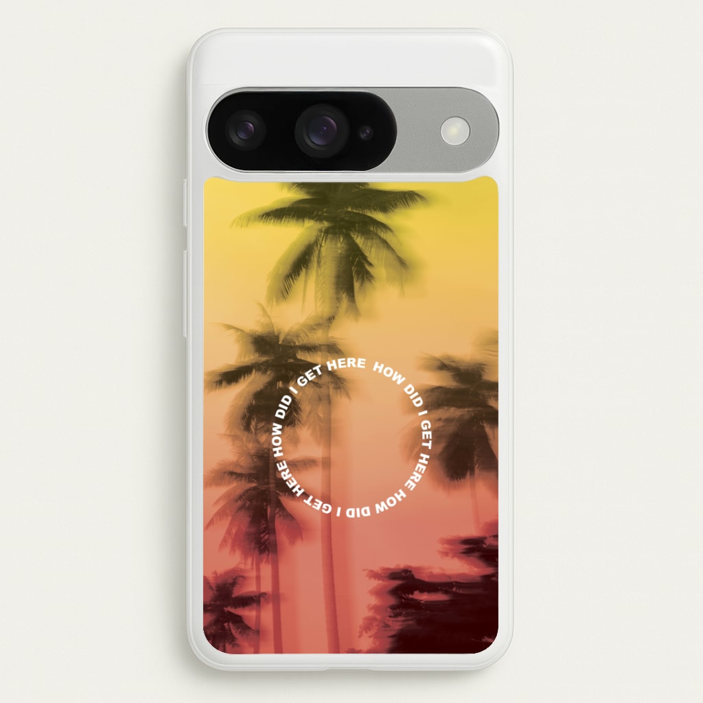 Palm Trees Circle Google Pixel 10 / 10 Pro Case