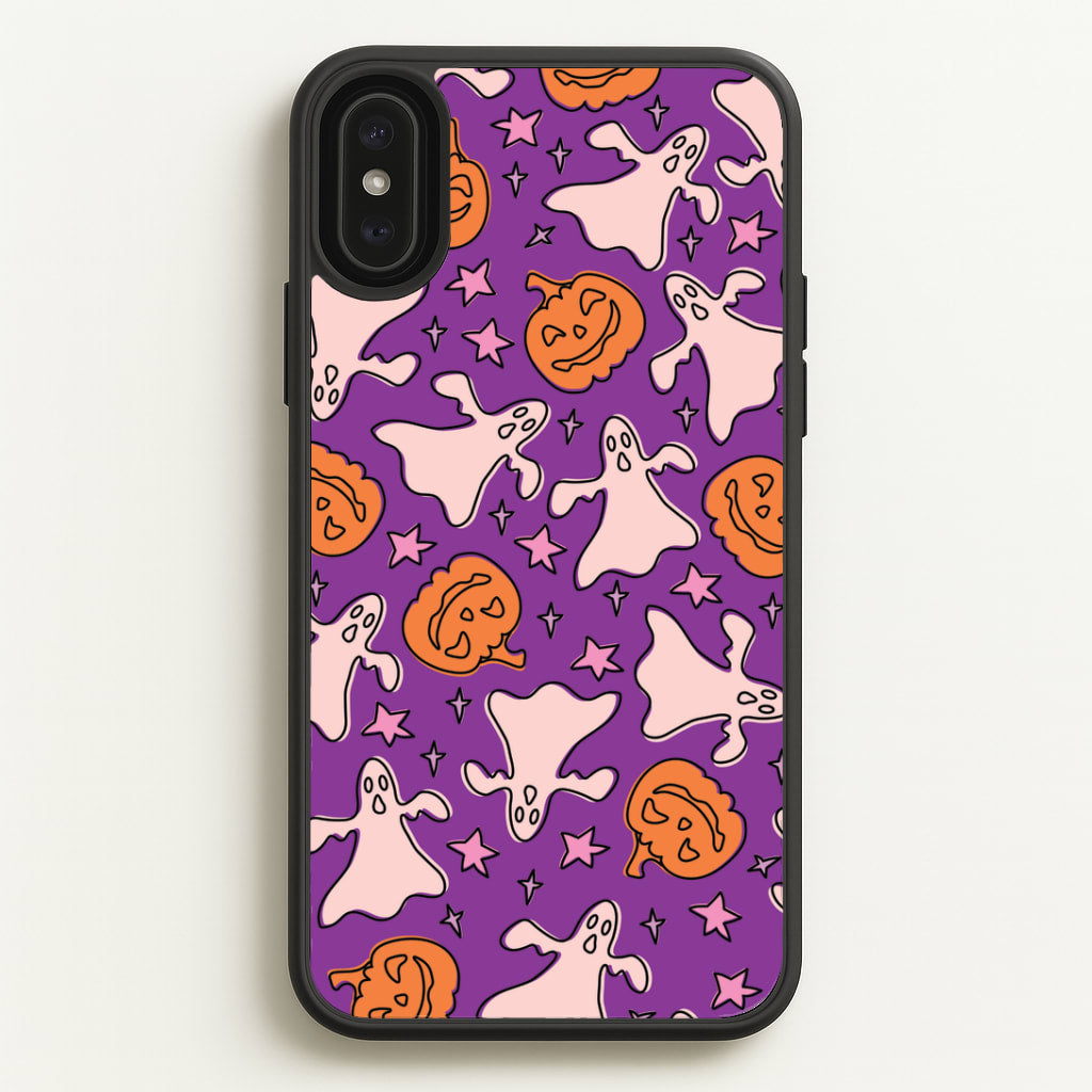 Abstract Halloween Pattern iPhone XS Max Case