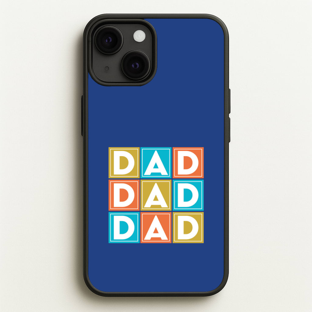 Dad Cubes iPhone 13 Case