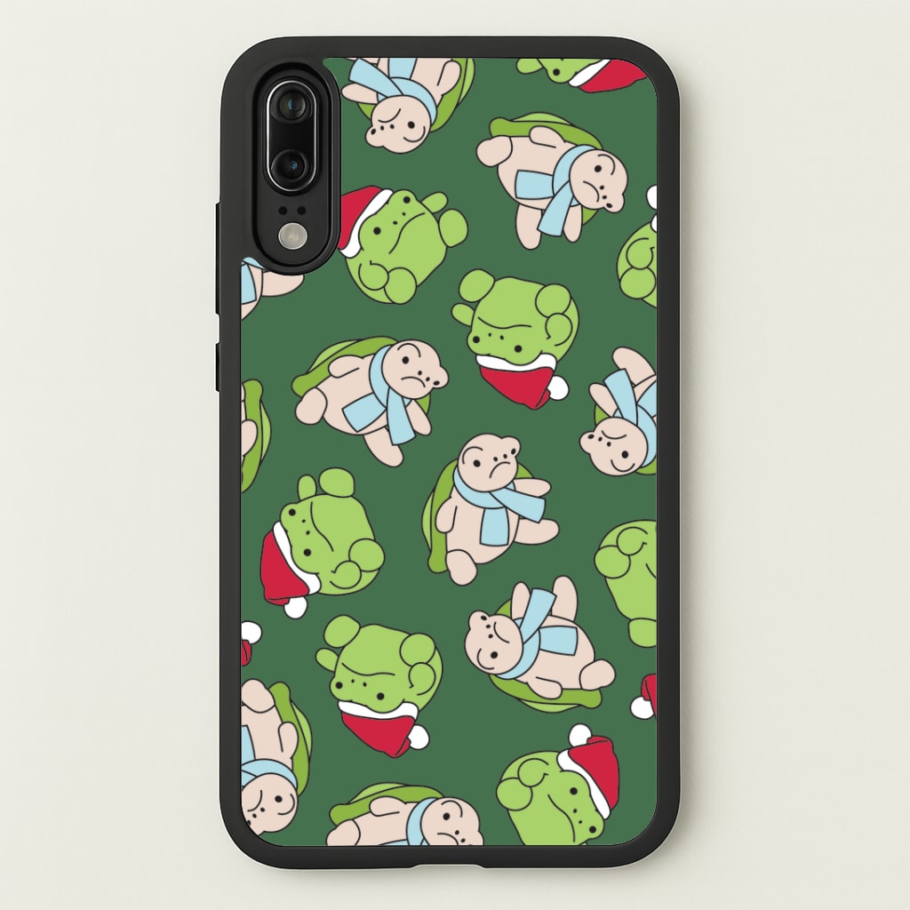Grumpy Christmas Plushies Pattern Huawei P20 Case