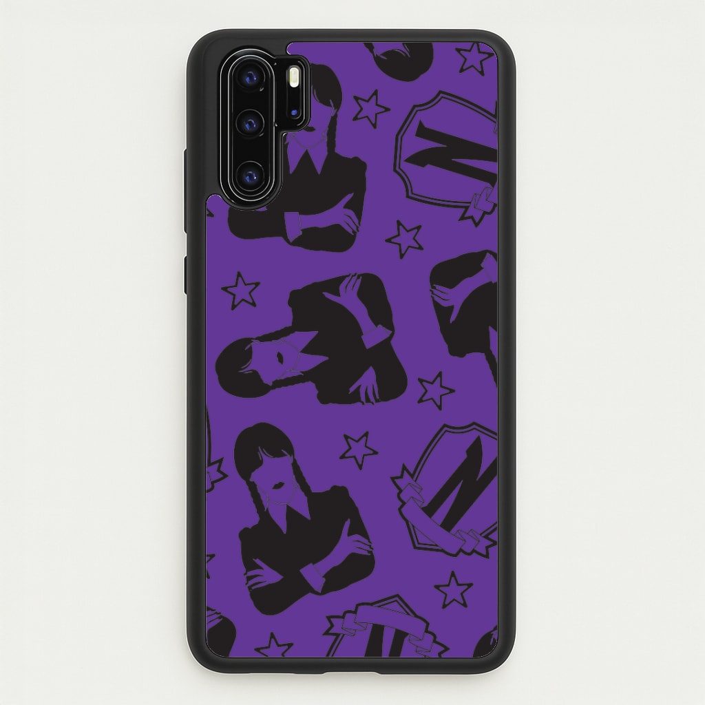 Wednesday Pattern Huawei P30 Pro Case
