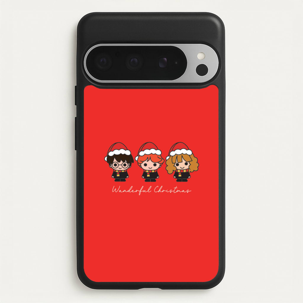 Wizards With Christmas Hats Google Pixel 9 Pro XL Case