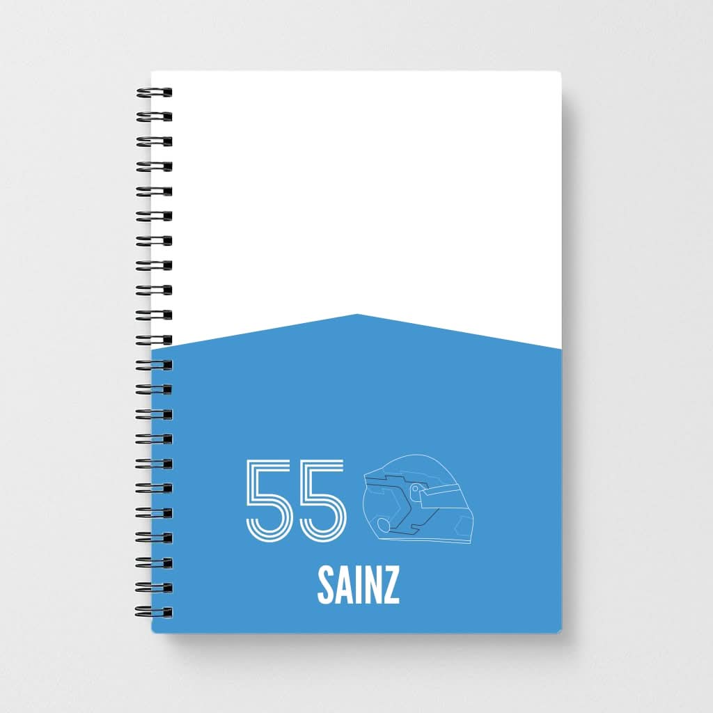 Sainz Helmet 2026 Notebook