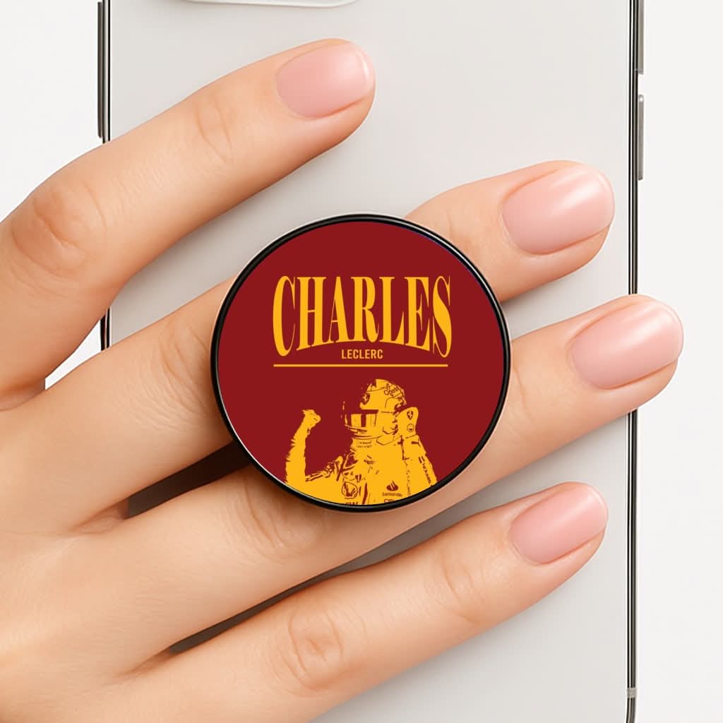 Charles Red And Gold Phone Grip