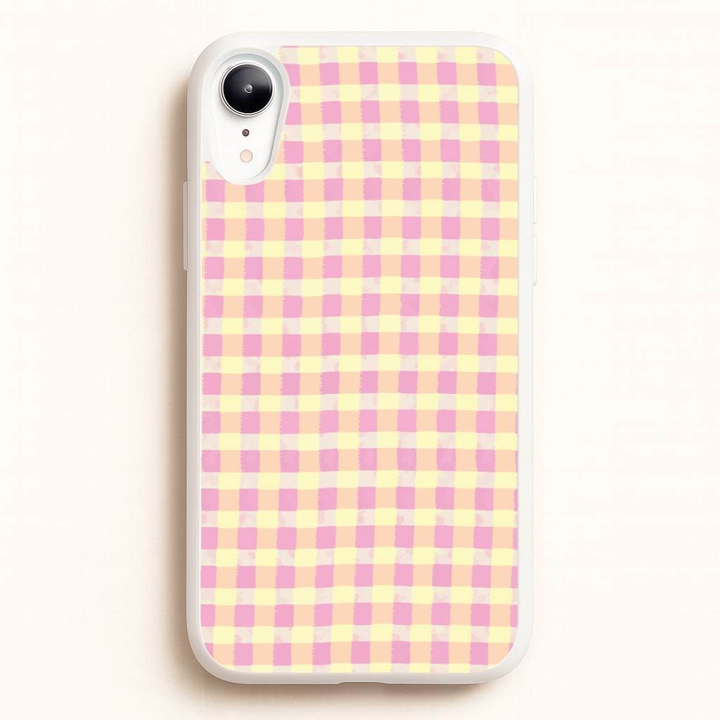 Fruit Punch Gingham iPhone XR Case