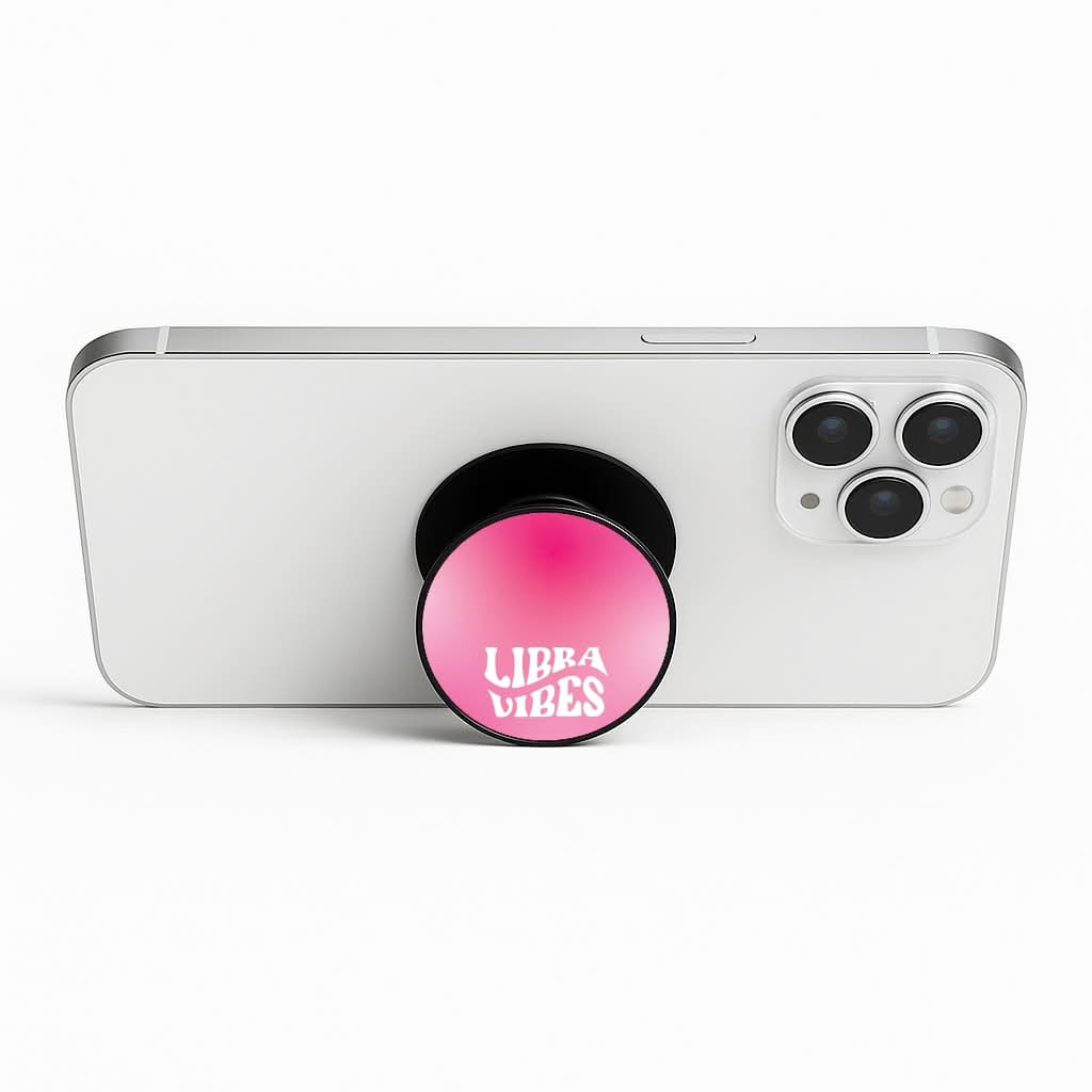 Libra Vibes Gradient Zodiac Phone Stand