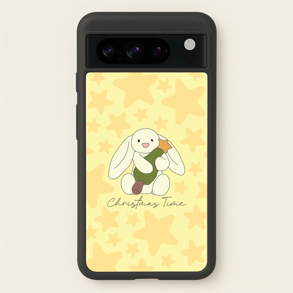 Christmas Bunny Stars Plush Google Pixel 8 Pro Case