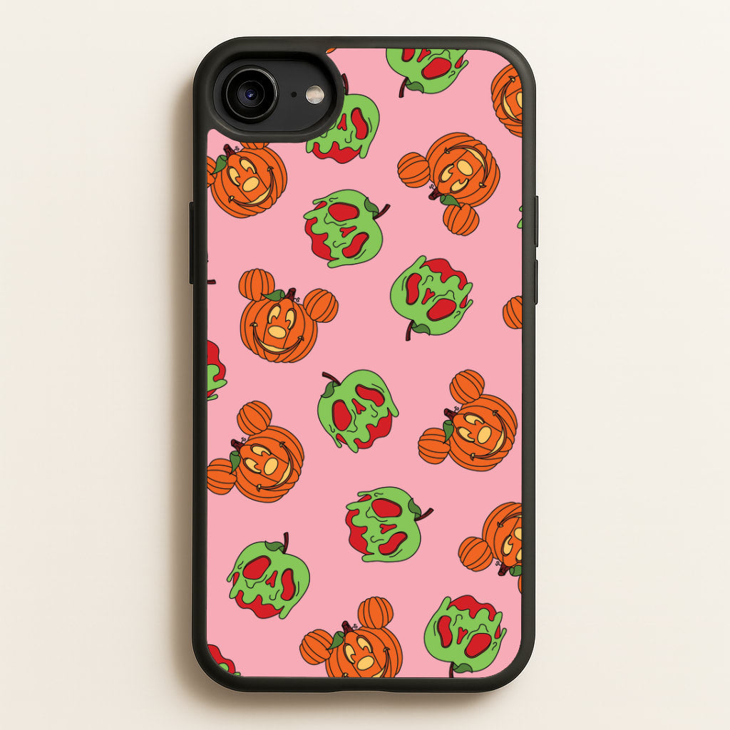 Pumpkin Mouse And Poison Apple Pattern iPhone 6 / 7 / 8 / SE Case