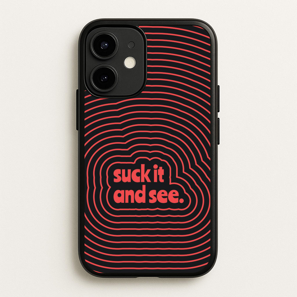 Suck It And See Psychedelic iPhone 12 / 12 Pro Case