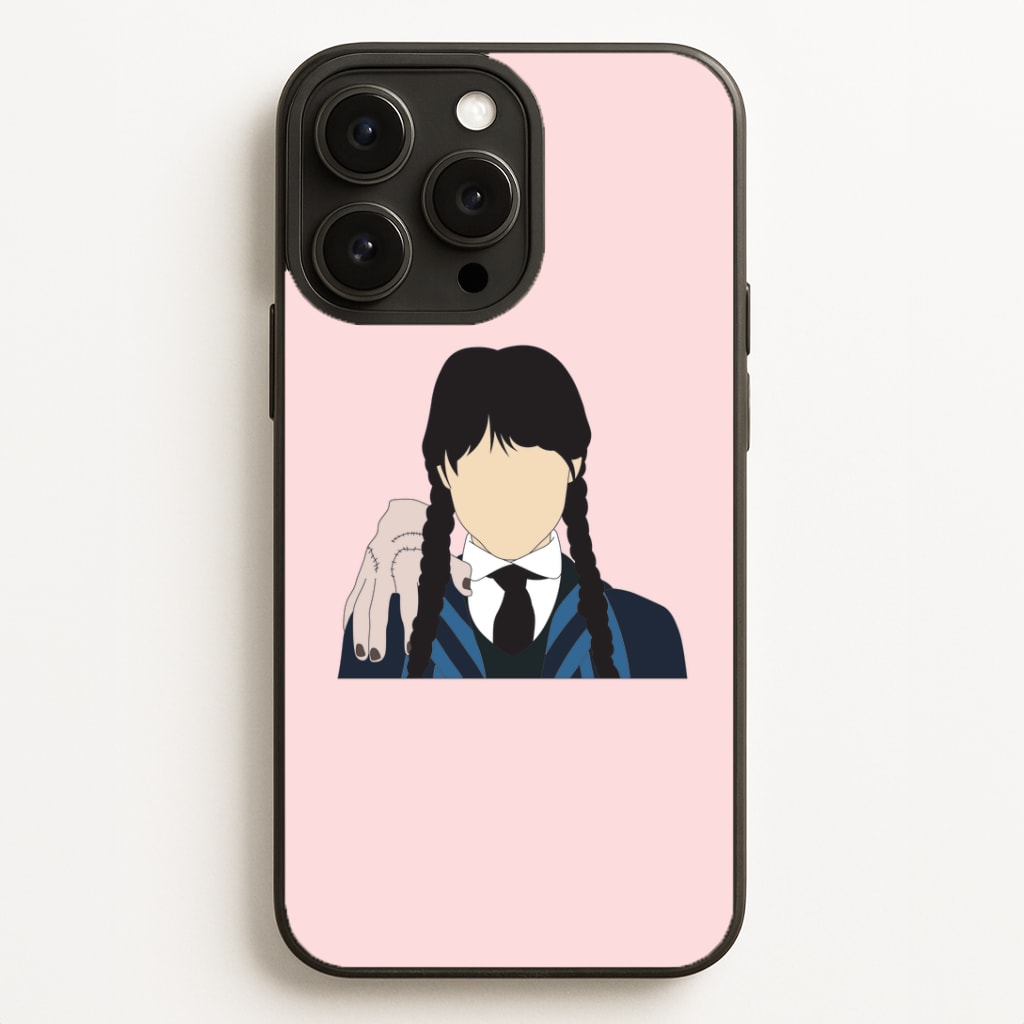 Wednesday And Thing iPhone 16 Pro Max Case