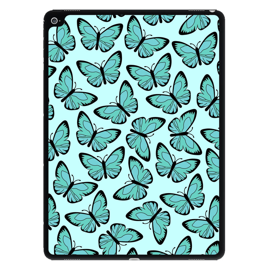 Blue Butterfly - Butterfly Patterns iPad Case