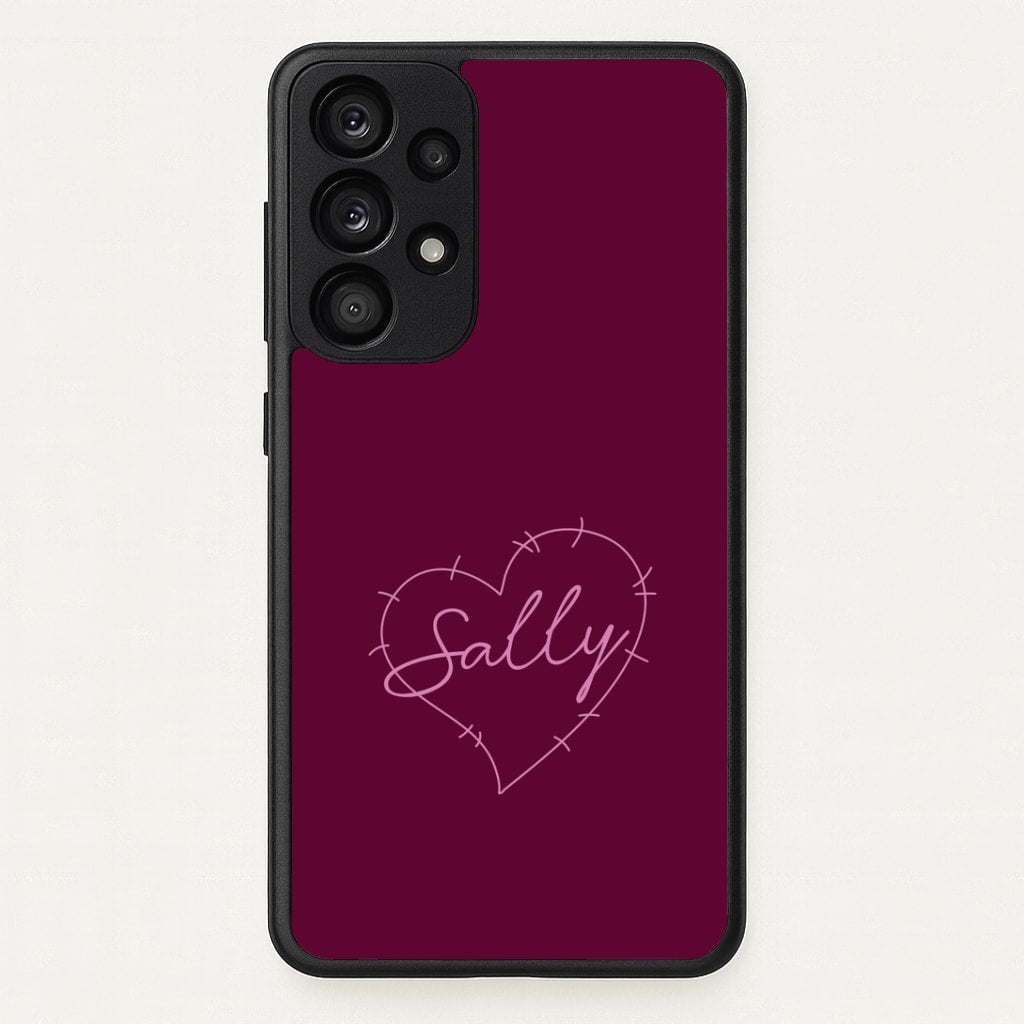 Stitched Heart Sally Galaxy A53 Case