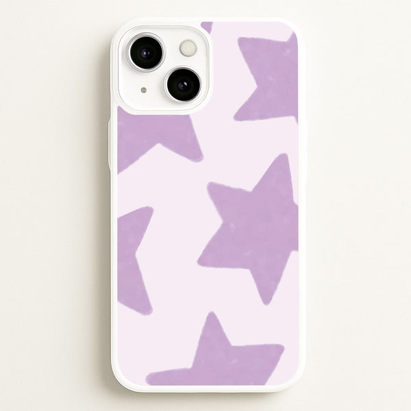 Lilac Stars iPhone 13 Mini Case