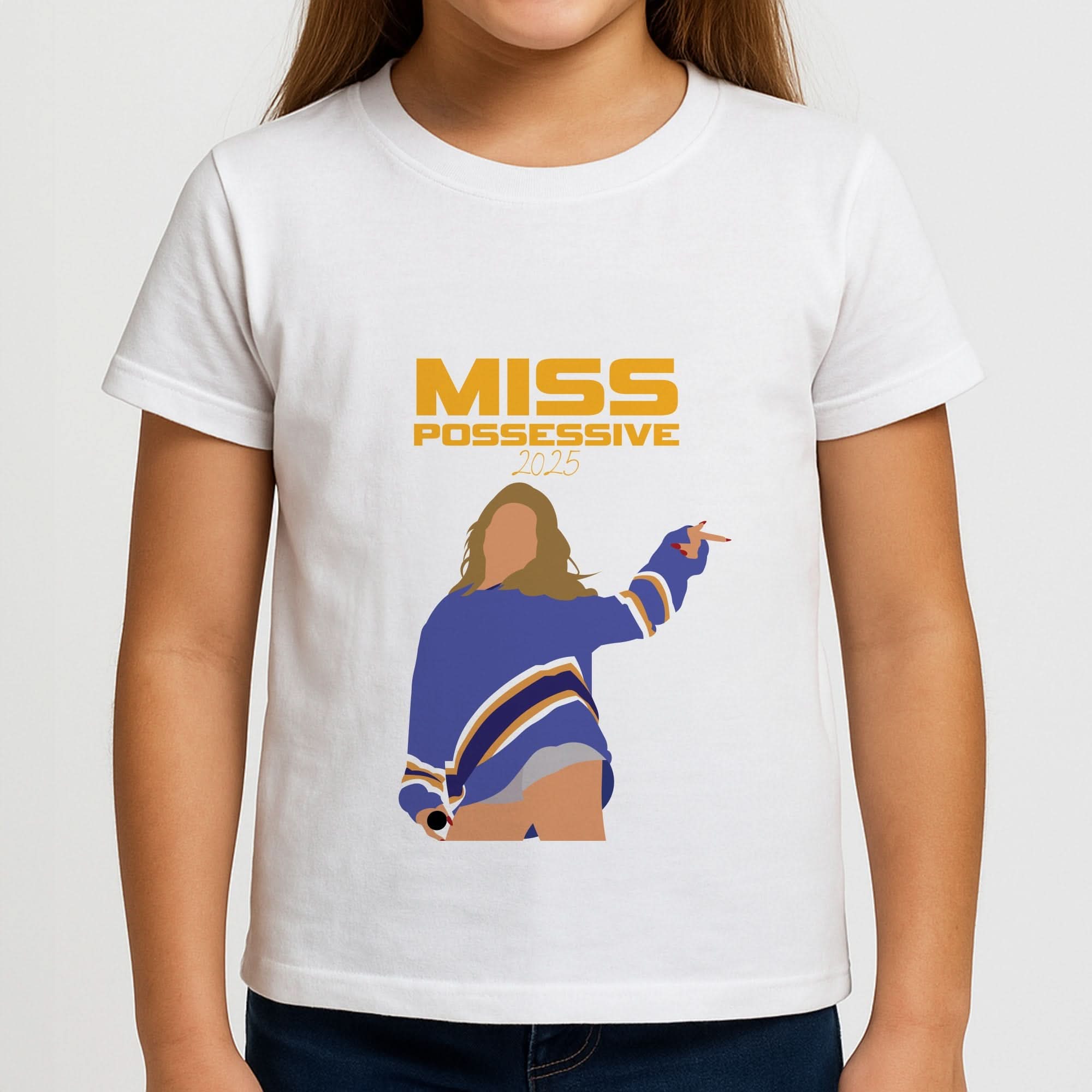 Miss Possessive 25 Girls T-Shirt